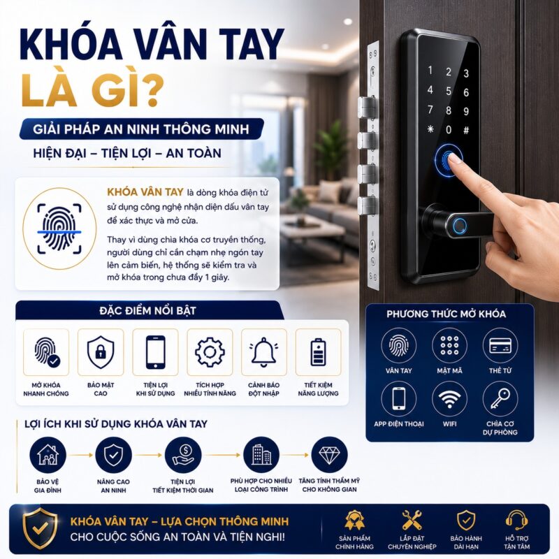 Khoá Vân Tay Khoa Van Tay La Gi