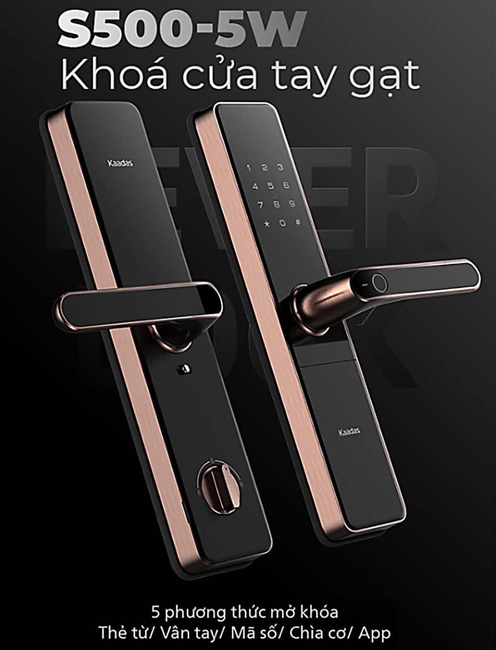 Khoá Điện Tử KAADAS S500-5W KAADAS S500 5W 4