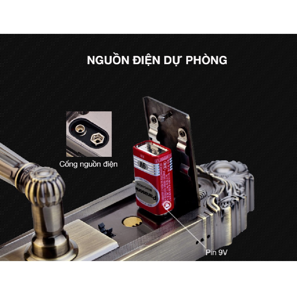 Khoá Điện Tử KAADAS 6002 KHOA VAN TAY KAADAS 6002