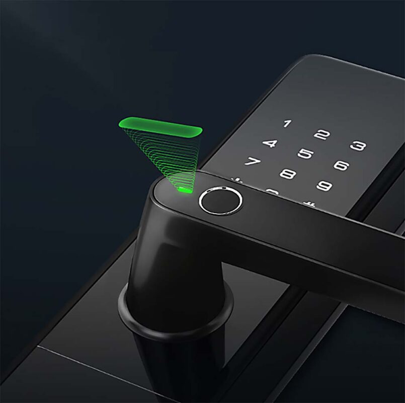 Top 5 Khóa Cửa Vân Tay Kaadas Được Ưa Chuộng Nhất Hiện Nay Kaadas S500C Trang bi van tay va den cam ung bao hieu ngay tren tay cam khoa