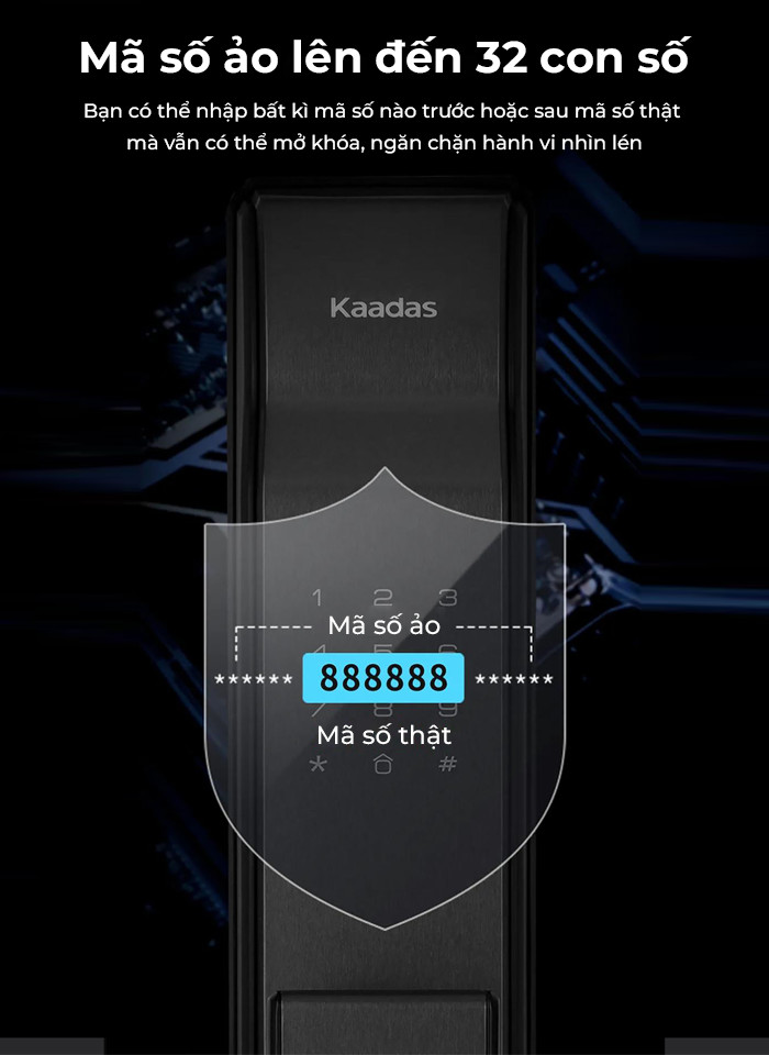 Khoá Điện Tử KAADAS K9-5W Ma so ao kaadas k9 5w 6