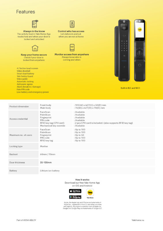 leaflet yale luna elite plus eng Page 2