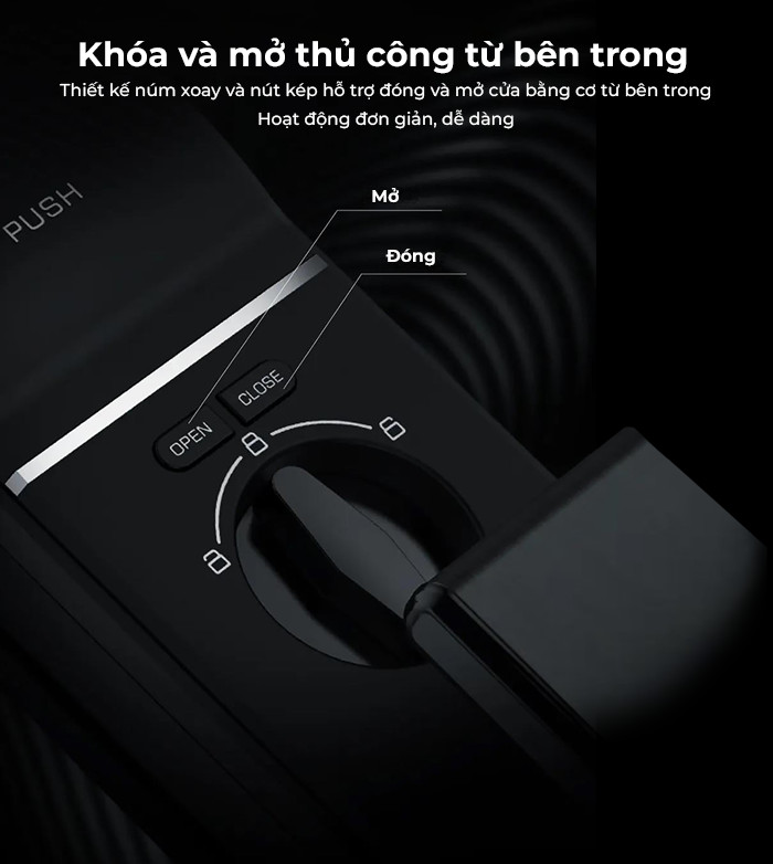 Khoá Điện Tử KAADAS K9-5W num xoay co