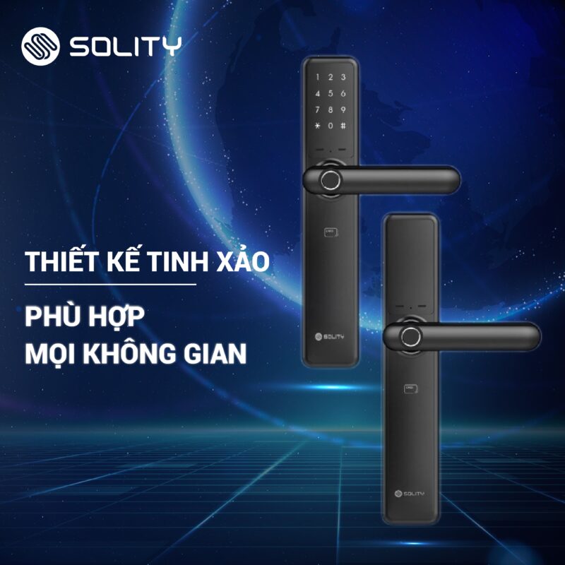 Khoá Điện Tử SOLITY GM-1000BK