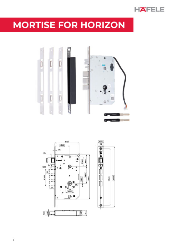 Khoa dien tu HAFELE Horizon PP2501W Page 6
