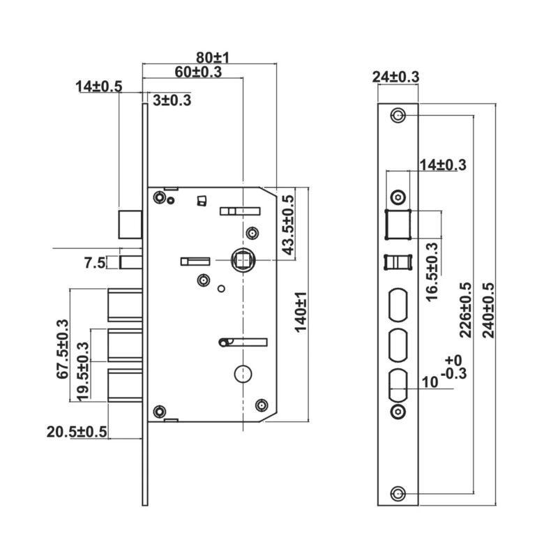 Khóa điện tử HAFELE Zenith - ML2501W Zenith ML2501W 1