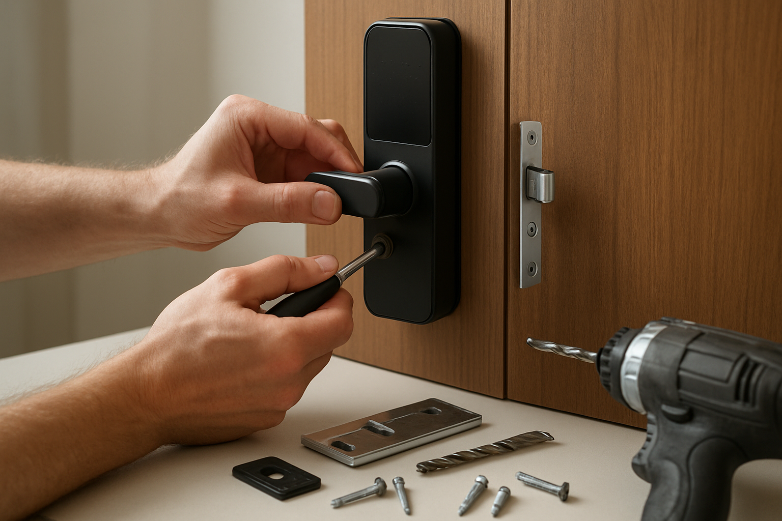 Hướng dẫn cài đặt kỹ thuật khóa điện tử đúng cách