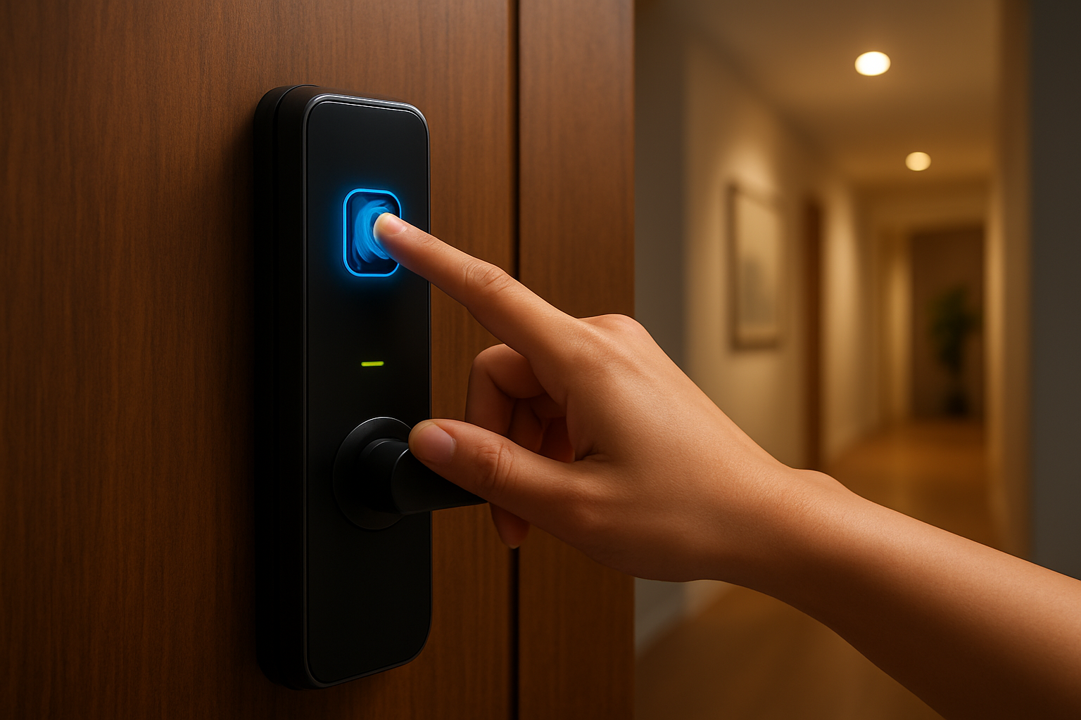 Nguyên lý vận hành khóa điện tử vân tay Ưu điểm và ứng dụng thực tế