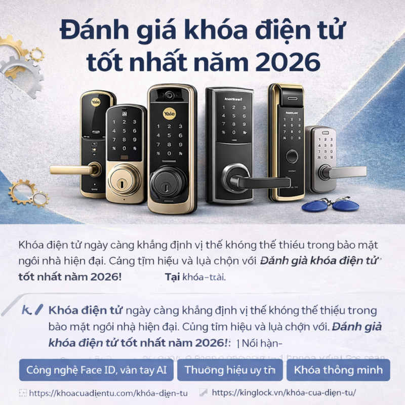 Đánh giá khóa điện tử tốt nhất năm 2026