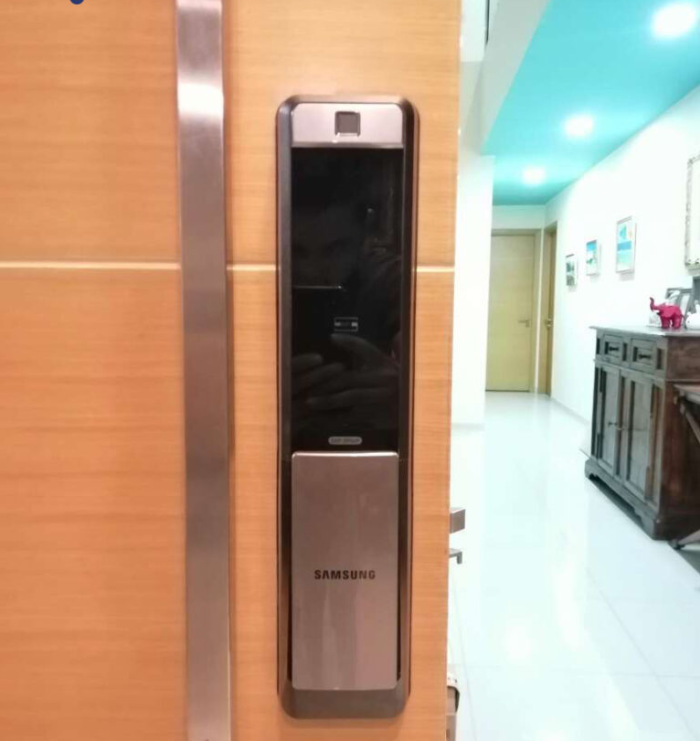 Khóa Điện Tử Samsung SHP-DP609 lap dat khoa van tay 609