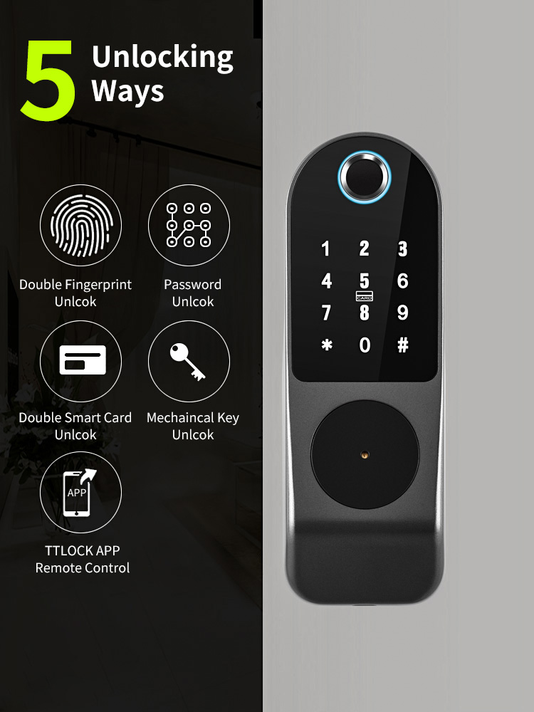 Khoá Điện Tử Cổng Sắt 2 Mặt Eurolock R1-2 Eurolock R1 2 2