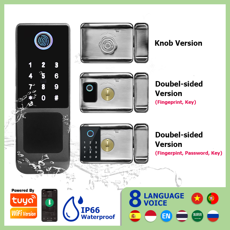 Khoá Điện Tử Cổng Sắt 2 Mặt Eurolock R1F Eurolock R1F 1