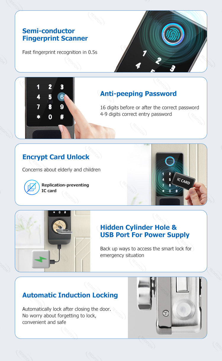Khoá Điện Tử Cổng Sắt 2 Mặt Eurolock R1F Eurolock R1F 3