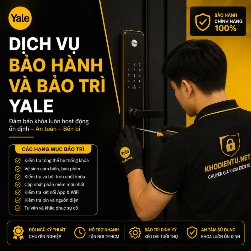 Sửa Khóa Yale TP Hồ Chí Minh dich vu bao hanh va bao tri yale