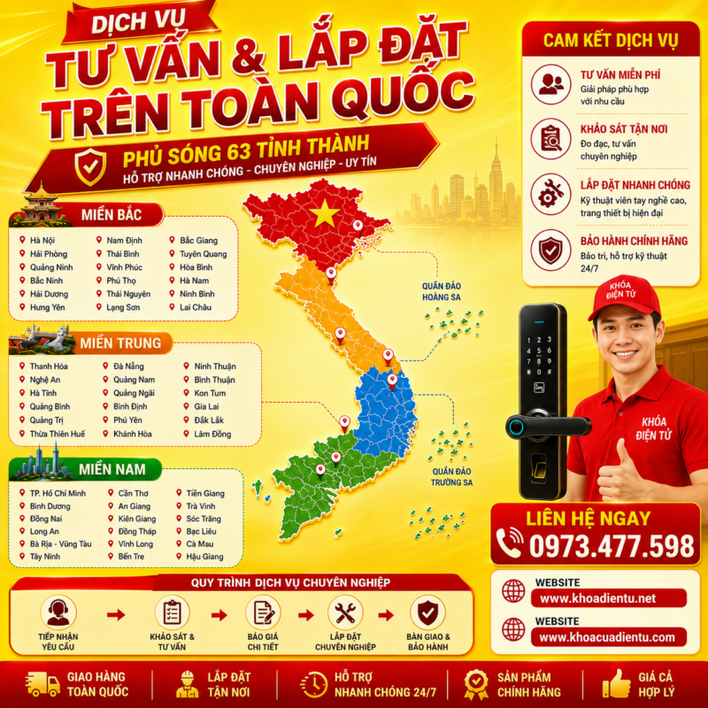 Khóa điện tử Việt Nam dich vu tu van va lap dat tren toan quoc
