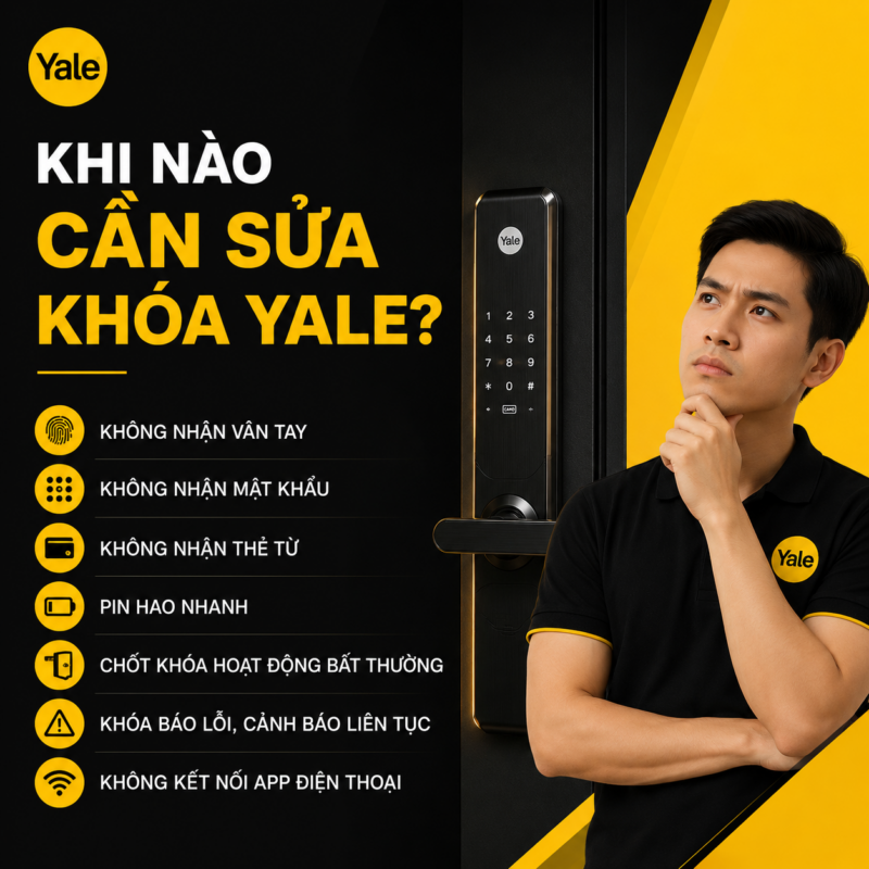 Sửa Khóa Yale TP Hồ Chí Minh khi nao can sua khoa yale
