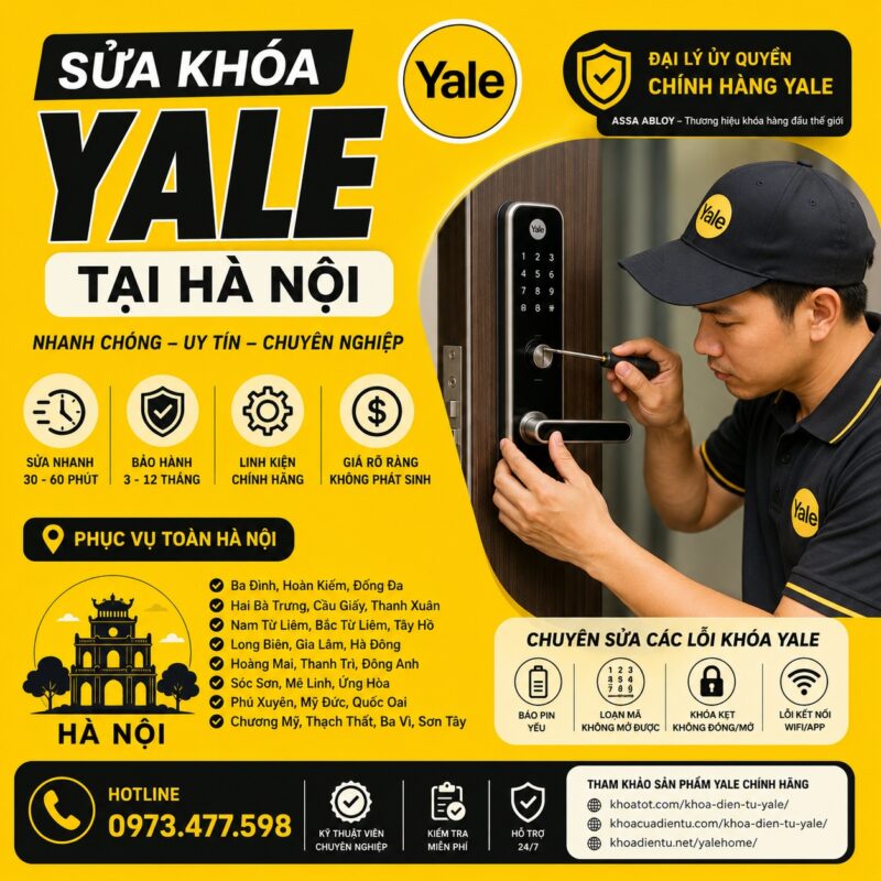 Sửa Khóa Yale Tại Hà Nội