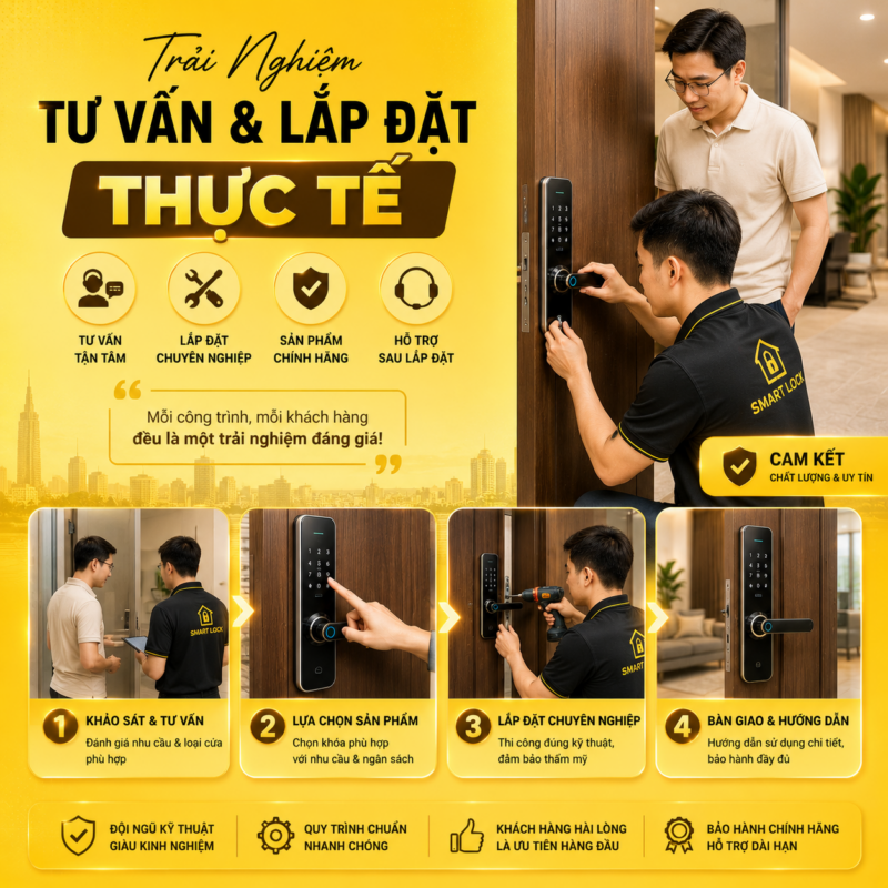 Khóa Điện Tử Thành Phố Hồ Chí Minh trai nghiem tu van va lap dat thuc te 1
