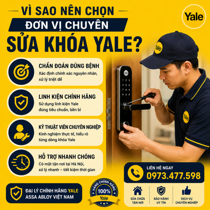 Sửa Khóa Yale TP Hồ Chí Minh vi sao nen chon don vi chuyen sua khoa yale 1
