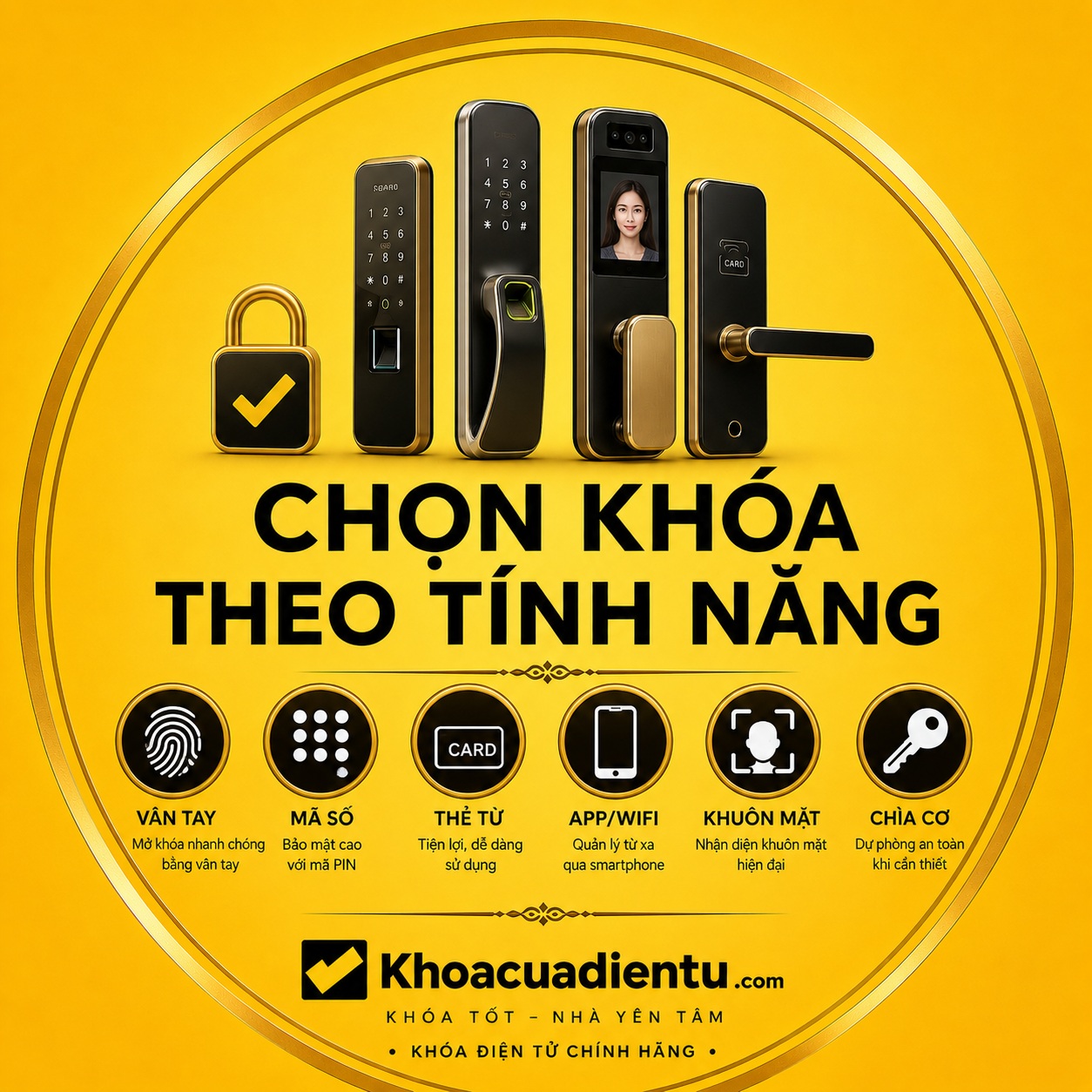 chon khoa cua dien tu theo tinh nang khoacuadientu