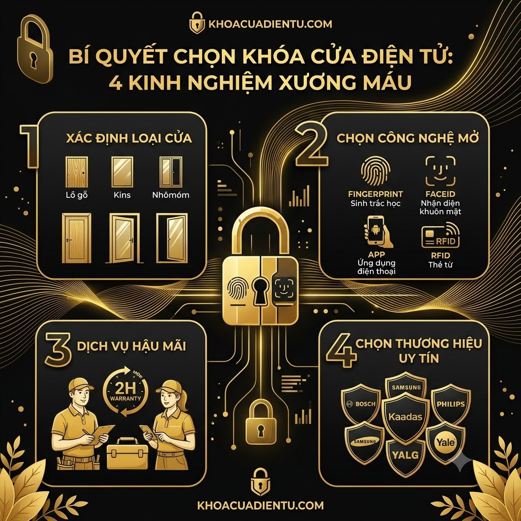 Có Nên Dùng Khóa Điện Tử Không? Kinh Nghiệm Mua Từ Chuyên Gia