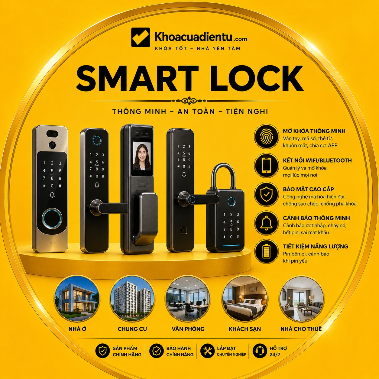 smart lock khoa cua thong minh khoacuadientu