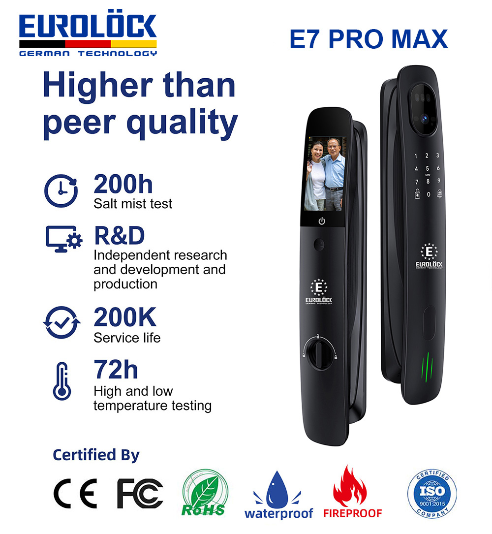 Khóa Khuôn Mặt Eurolock E7 PRO MAX EUROLOCK PRO MAX TINH NANG 3