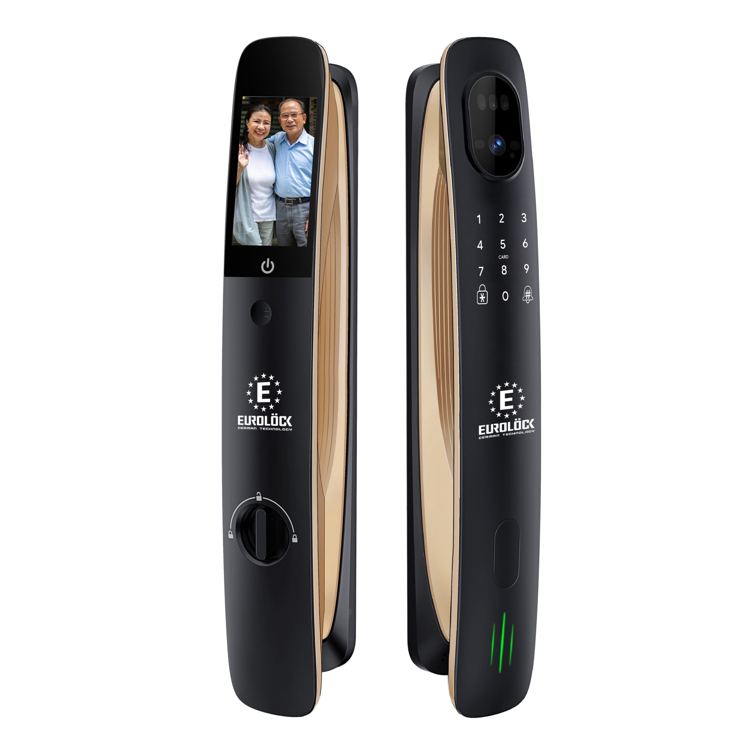 Khóa Khuôn Mặt Châu Âu Eurolock E7 Pro Max - Khóa Cửa Thông Minh 3D Face ID Cao Cấp Khóa Khuôn Mặt Châu Âu Eurolock E7 Pro Max