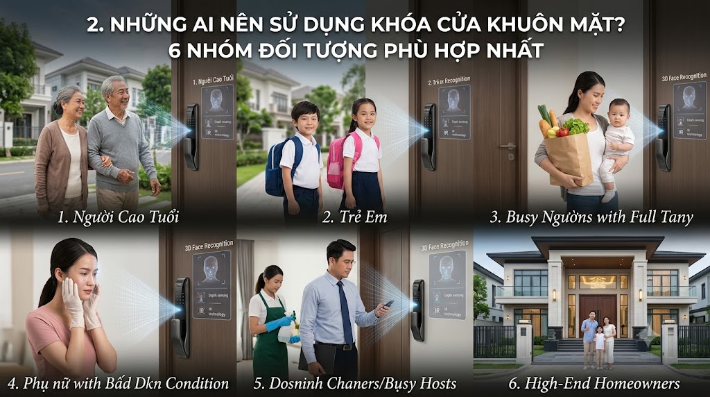 Những Ai Nên Sử Dụng Khóa Cửa Khuôn Mặt Nhung Ai Nen Su Dung Khoa Cua Khuon Mat 6 Nhom Doi Tuong Phu Hop Nhat