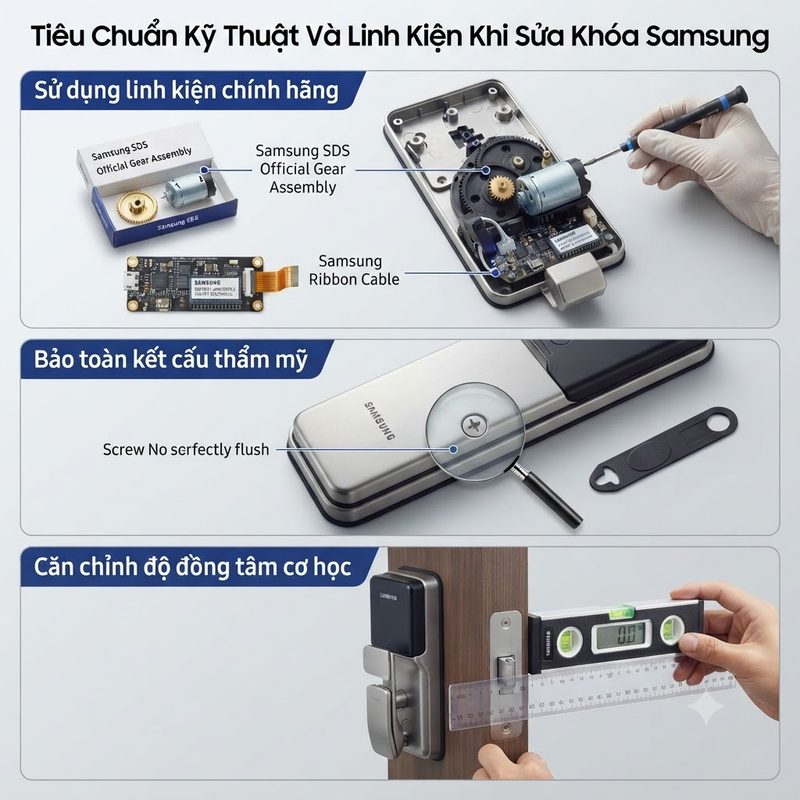 Sửa Khóa Samsung Tieu Chuan Ky Thuat Va Linh Kien Khi Sua Khoa Samsung