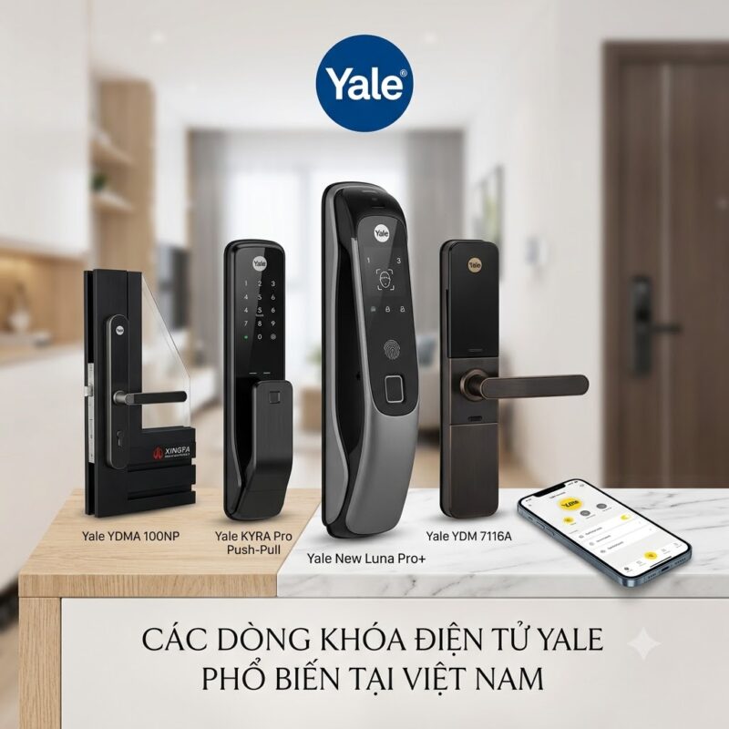 Các Dòng Khóa Điện Tử Yale Phổ Biến Tại Việt Nam: Kinh Nghiệm Thực Tế Và Đánh Giá Chi Tiết Các dòng khóa điện tử Yale phổ biến tại Việt Nam