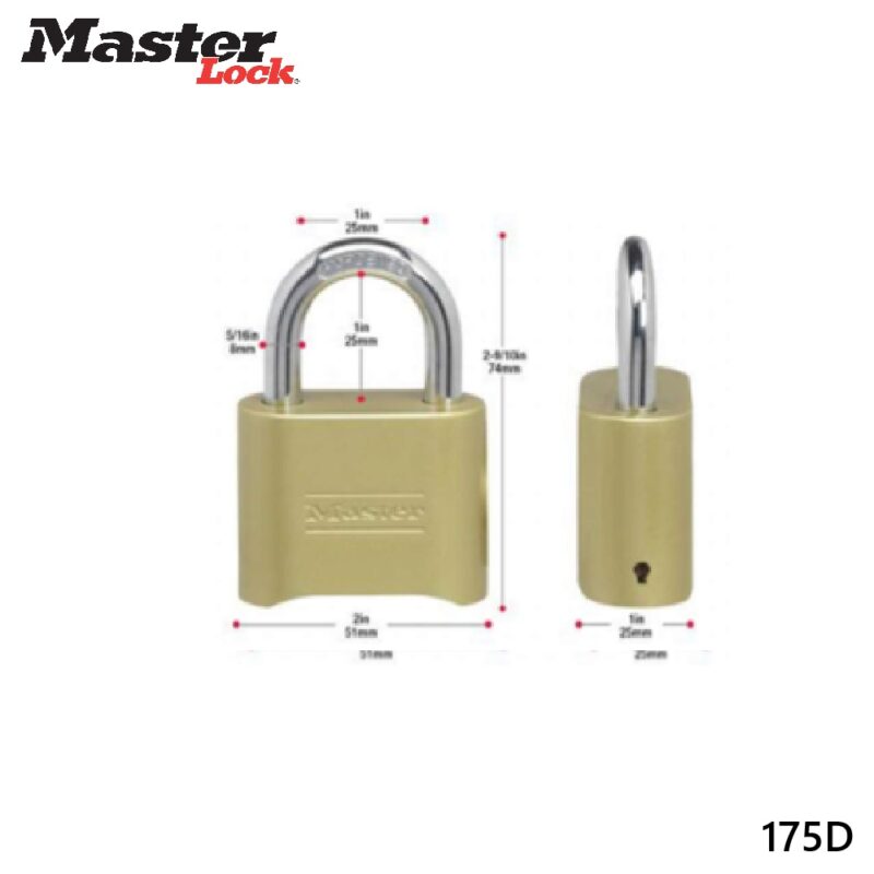 Khóa bấm mã số Masterlock 175D
