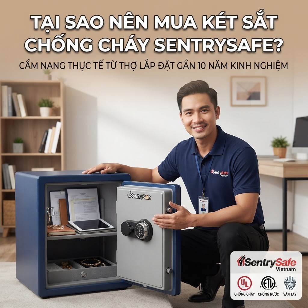 Tại sao nên mua két sắt chống cháy SentrySafe?
