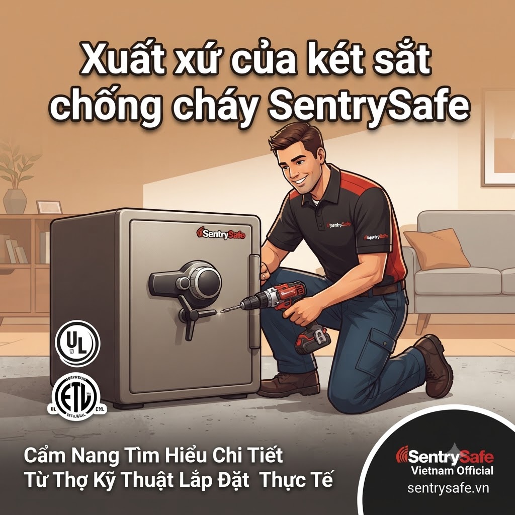 Xuất xứ của két sắt chống cháy SentrySafe