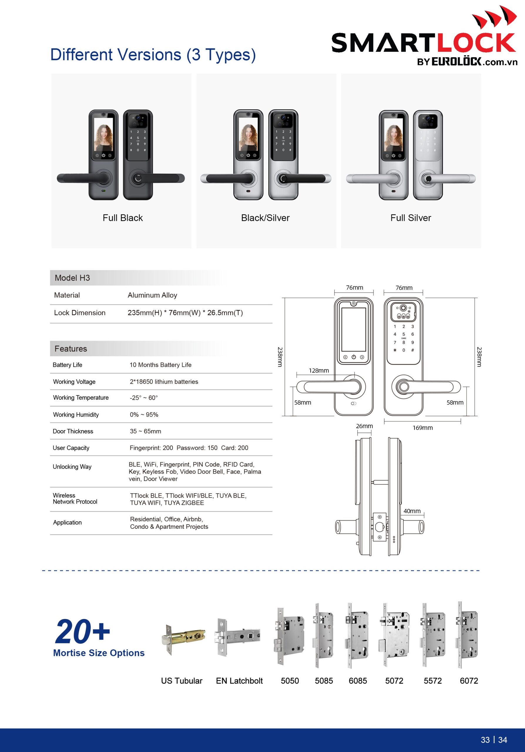 Khóa Thông Minh SMARTLOCK H3 SMART LOCK H3 2 scaled