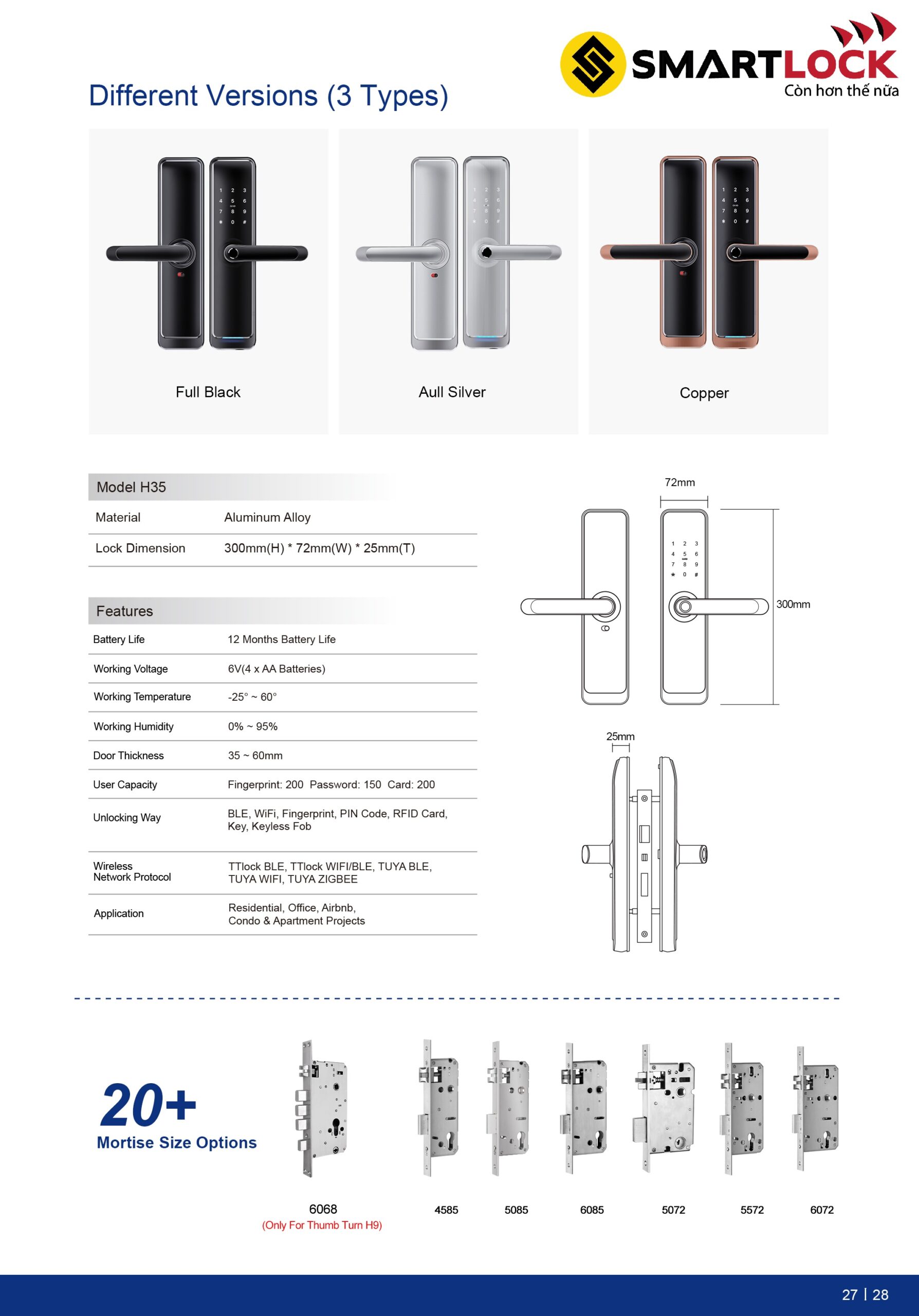 Khóa Thông Minh SMARTLOCK H35 SMART LOCK H35 2 scaled