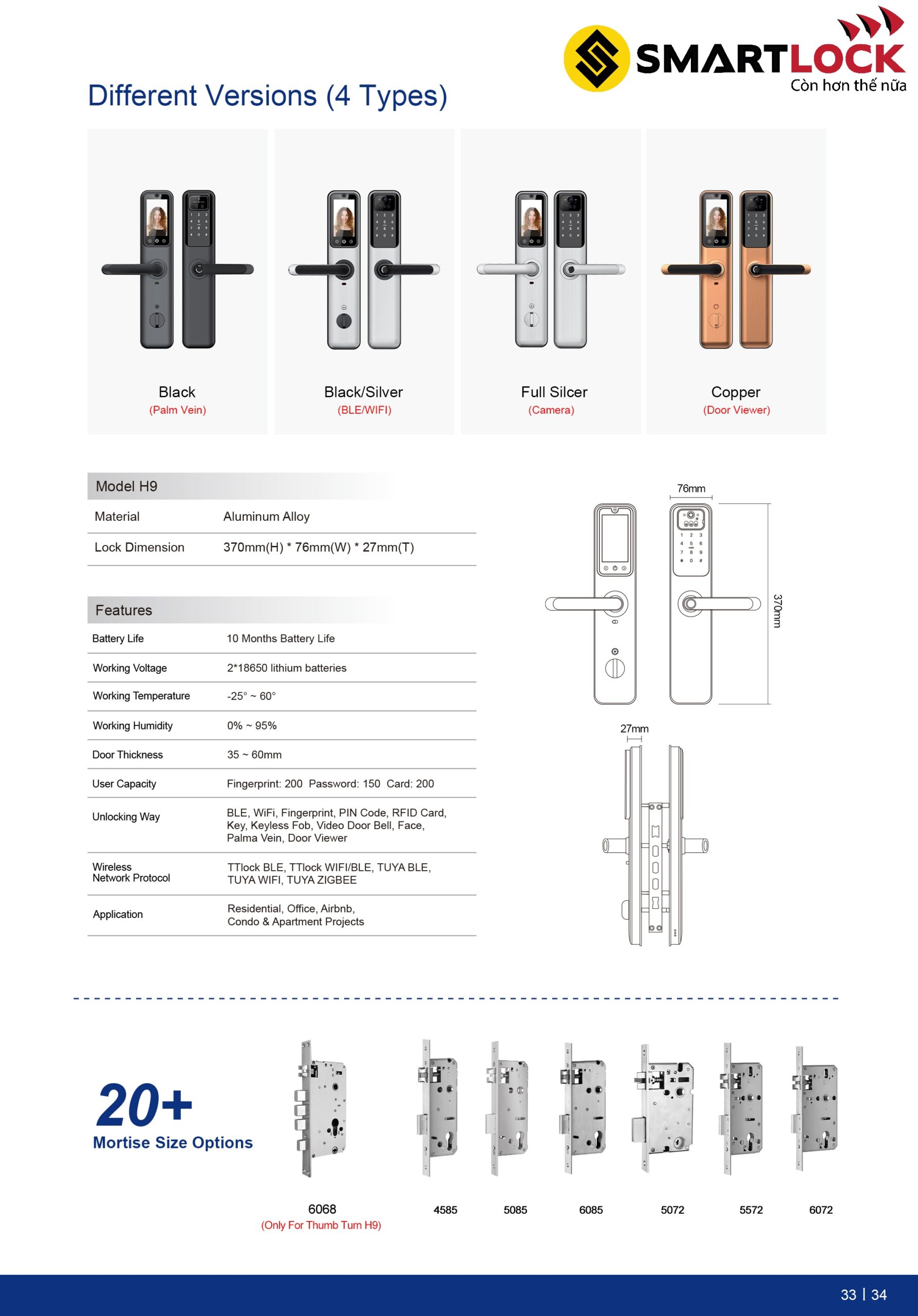 Khóa Thông Minh SMARTLOCK H9 SMART LOCK H9 2 scaled