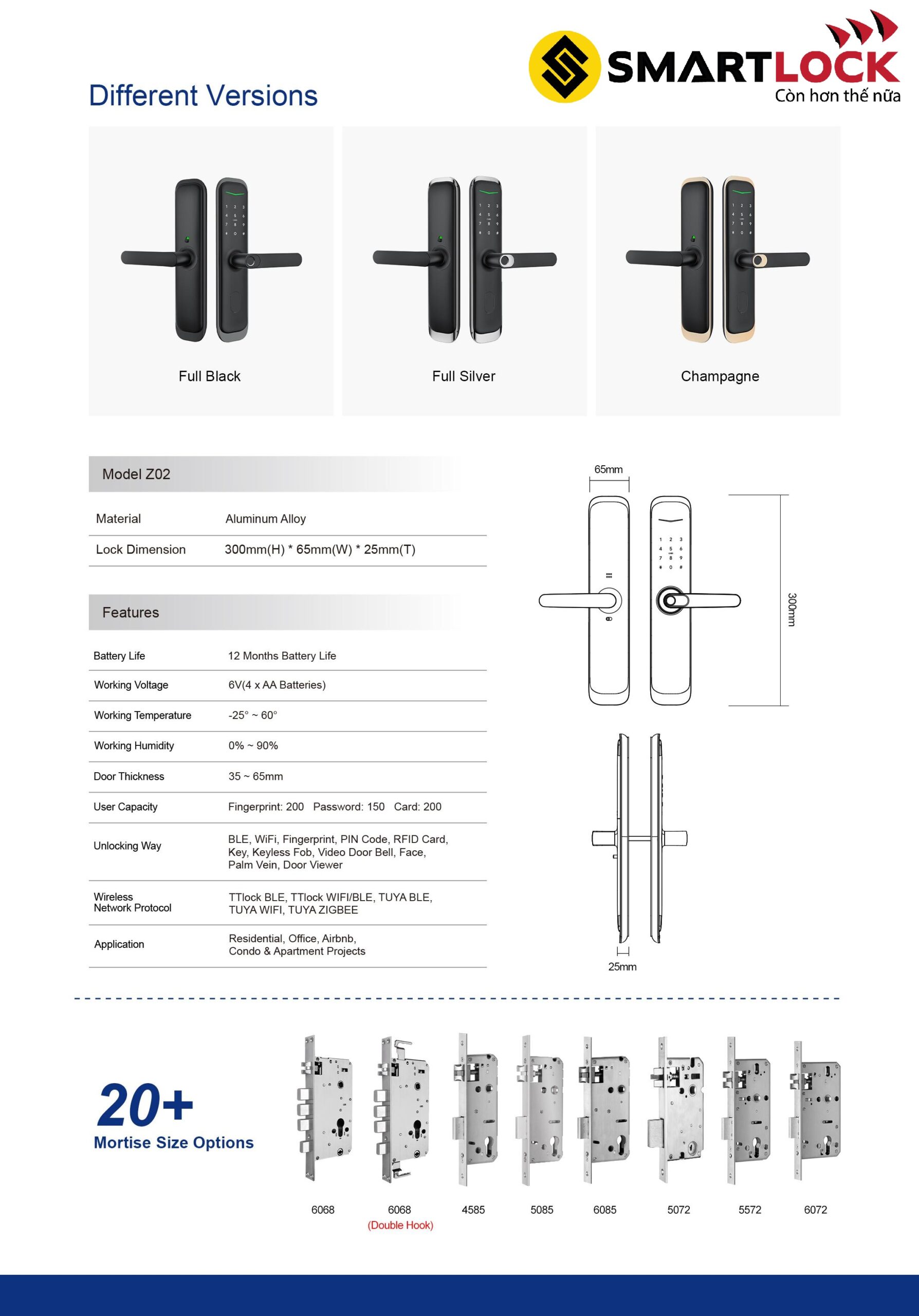 Khóa Thông Minh SMARTLOCK Z02 SMART LOCK Z 02 2 scaled