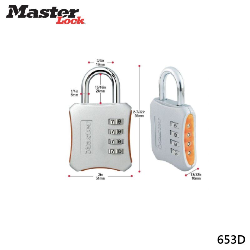 Khóa bấm mã số Masterlock 653D