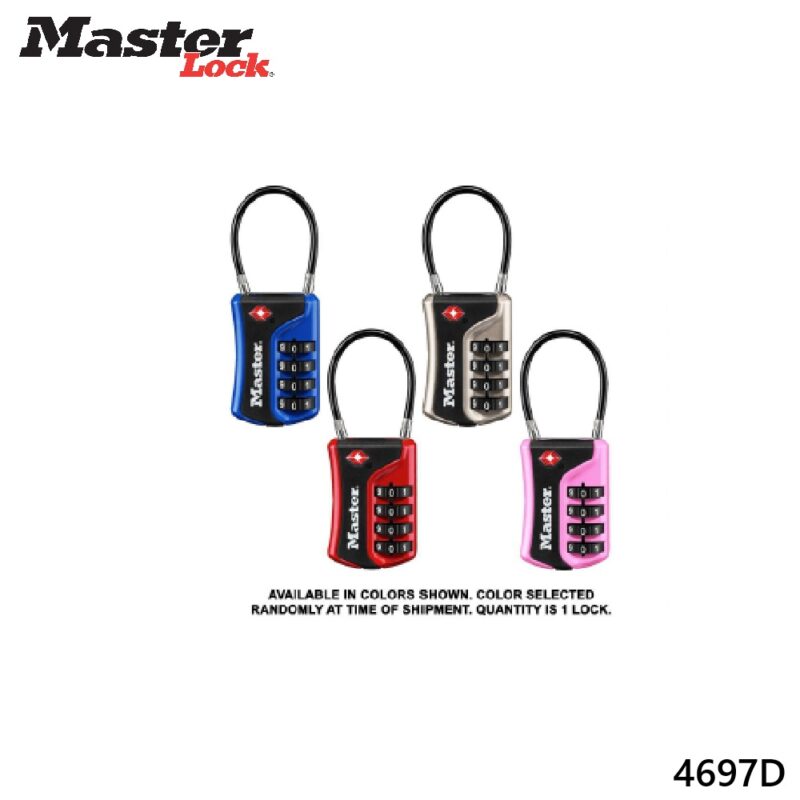 Khóa dây cáp mã số Masterlock 4697D