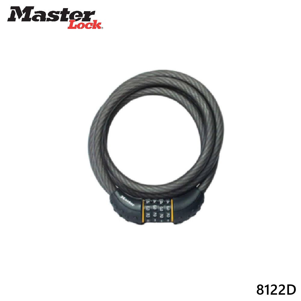 Khóa dây cáp mở số Masterlock 8122D Khóa dây cáp mở số Masterlock 8122D