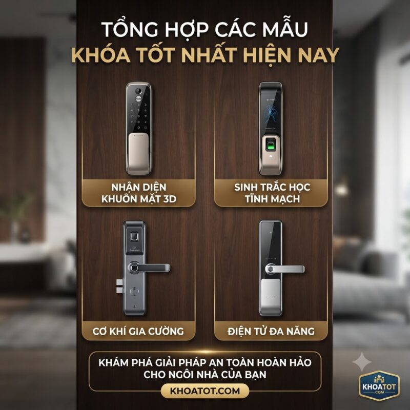 Tổng hợp các mẫu khóa tốt nhất hiện nay