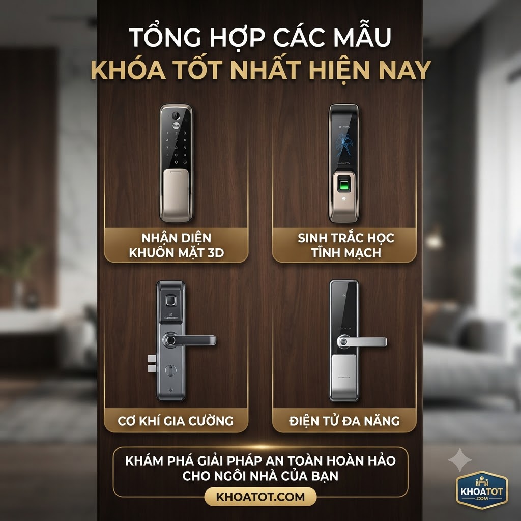 Tổng hợp các mẫu khóa tốt nhất hiện nay